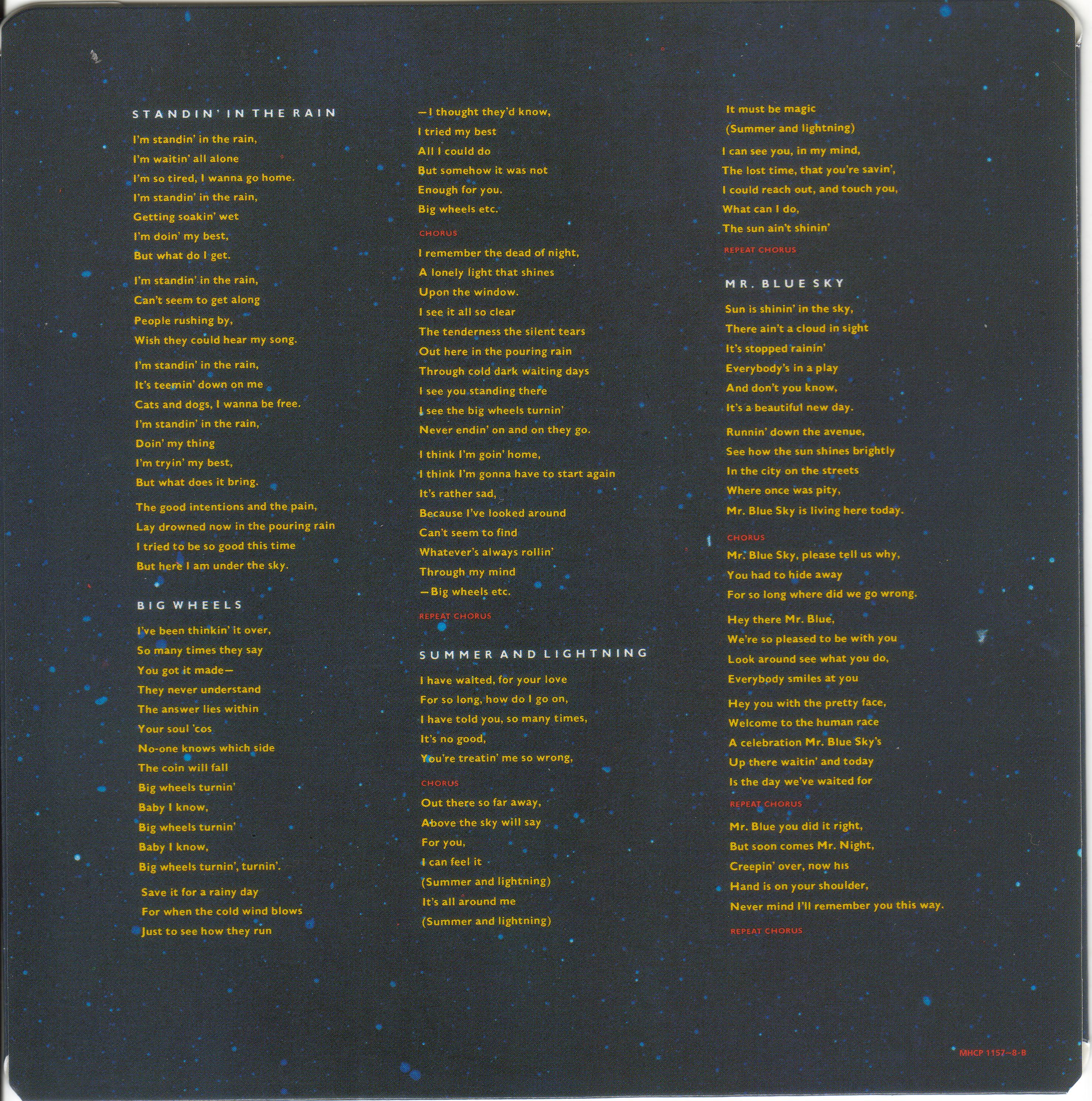 Electric Light Orchestra  Out Of The Blue; 2cd : Booklet 6 JPN